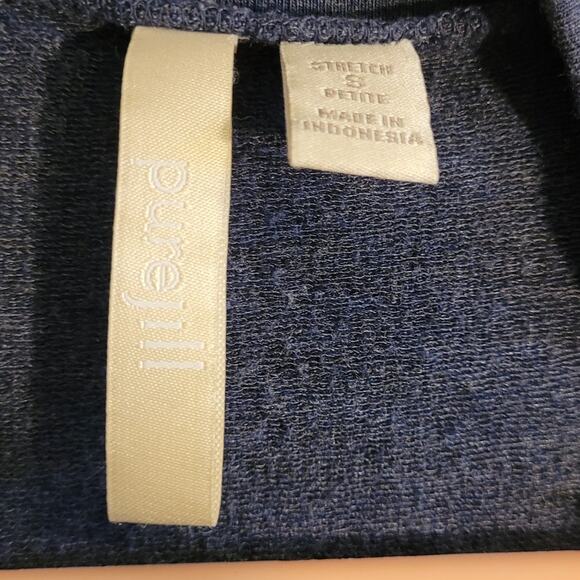 J Jill Pure Jill Open Front Cardigan Sz S Petite Stretch Cotton Modal Blend Cozy - Picture 4 of 10